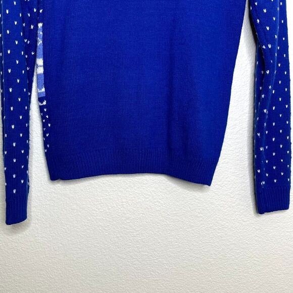 Jolly Sweaters Small Christmas Beer Mug Snowman Knit Ugly Fair Isle Snowflake - Picture 9 of 10